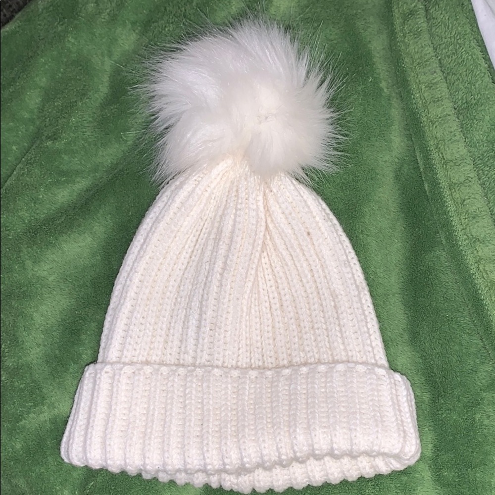 Cream beanie